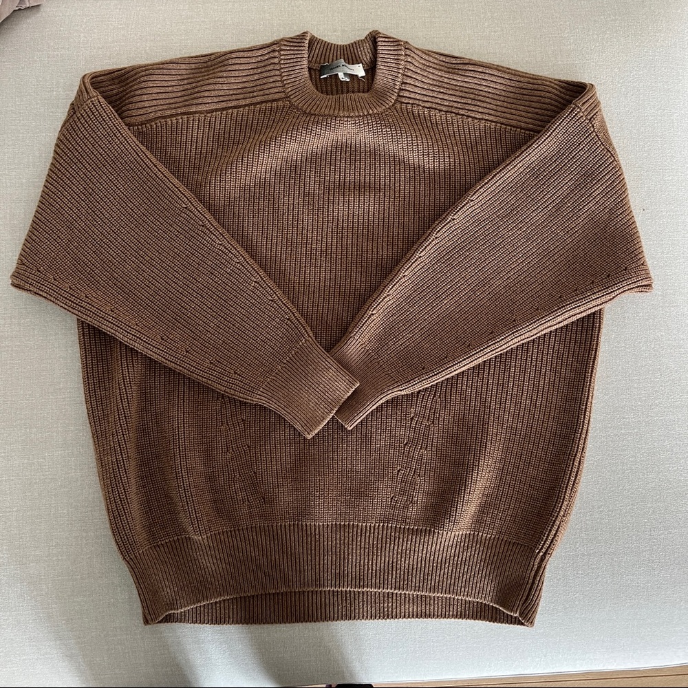 Isabel Marant Brown Ribbed Sweater